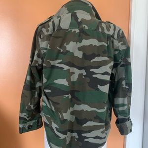 J Crew camo print jacket/ shirt.